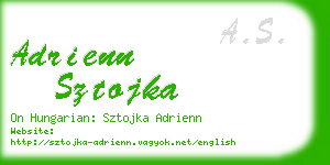 adrienn sztojka business card